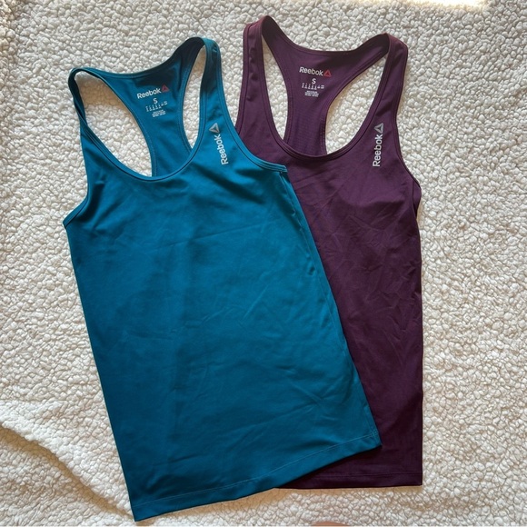 Reebok Teal and Purple Tank Tops - Picture 2 of 8
